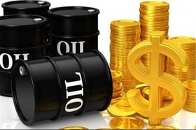 کاهش بهای نفت و طلا
