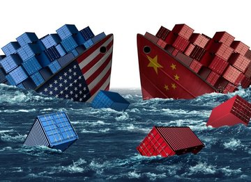 تجارت دوجانبه آمریکا و چین ۲۰ درصد آب رفت