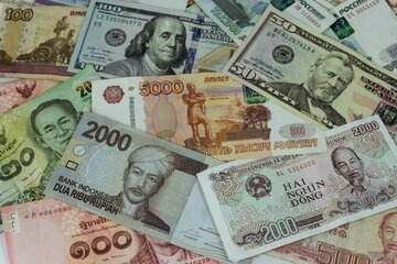 نرخ رسمی ۲۰ ارز افزایش یافت