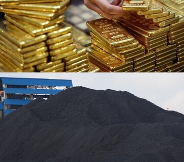 کنسانتره سنگ آهن و شمش طلا در سبد خریداران بورس کالا