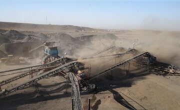 استخراج ۸.۷ میلیون تن سنگ آهن در سنگان