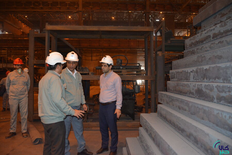 بازدید مدیرعامل بورس کالای ایران از فولاد خراسان