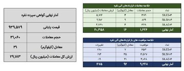 ۴۷ کیلوگرم شمش نقره در بورس کالا معامله شد