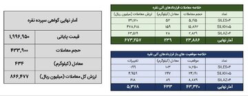 معامله ۶۷۳ کیلوگرم شمش نقره در بورس کالا