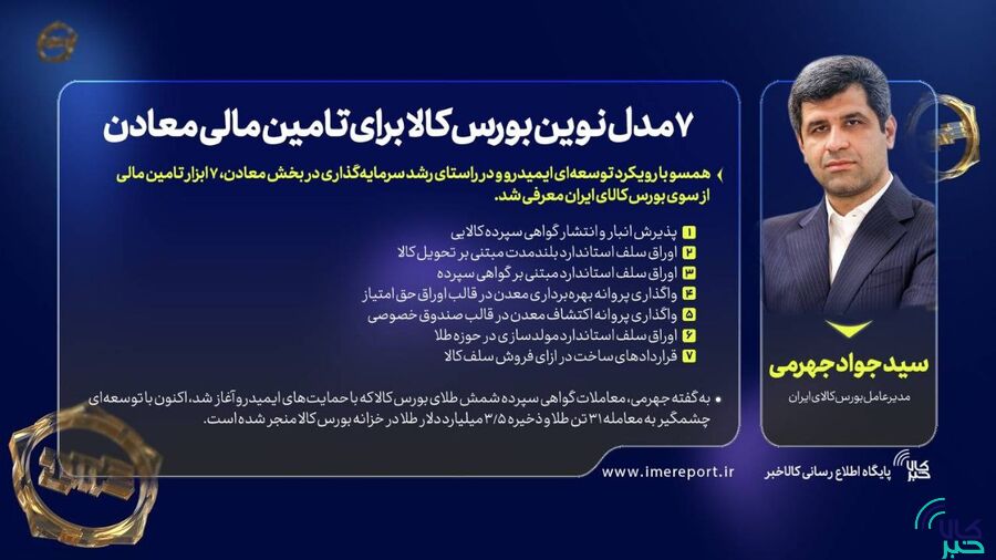 ۷ مدل نوین بورس کالا برای تامین مالی معادن