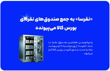 «نقرسا» به جمع صندوق‌های نقره‌ای بورس کالا می‌پیوندد