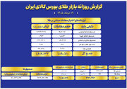 ثبت ارزش ۶.۸ همتی صندوق های طلا