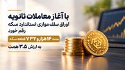 معامله ۱۴ هزار و ۷۳۲ قطعه سکه به ارزش ۳.۵ همت