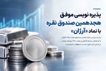 پذیره نویسی موفق هجدهمین صندوق نقره با نماد «آرژان»